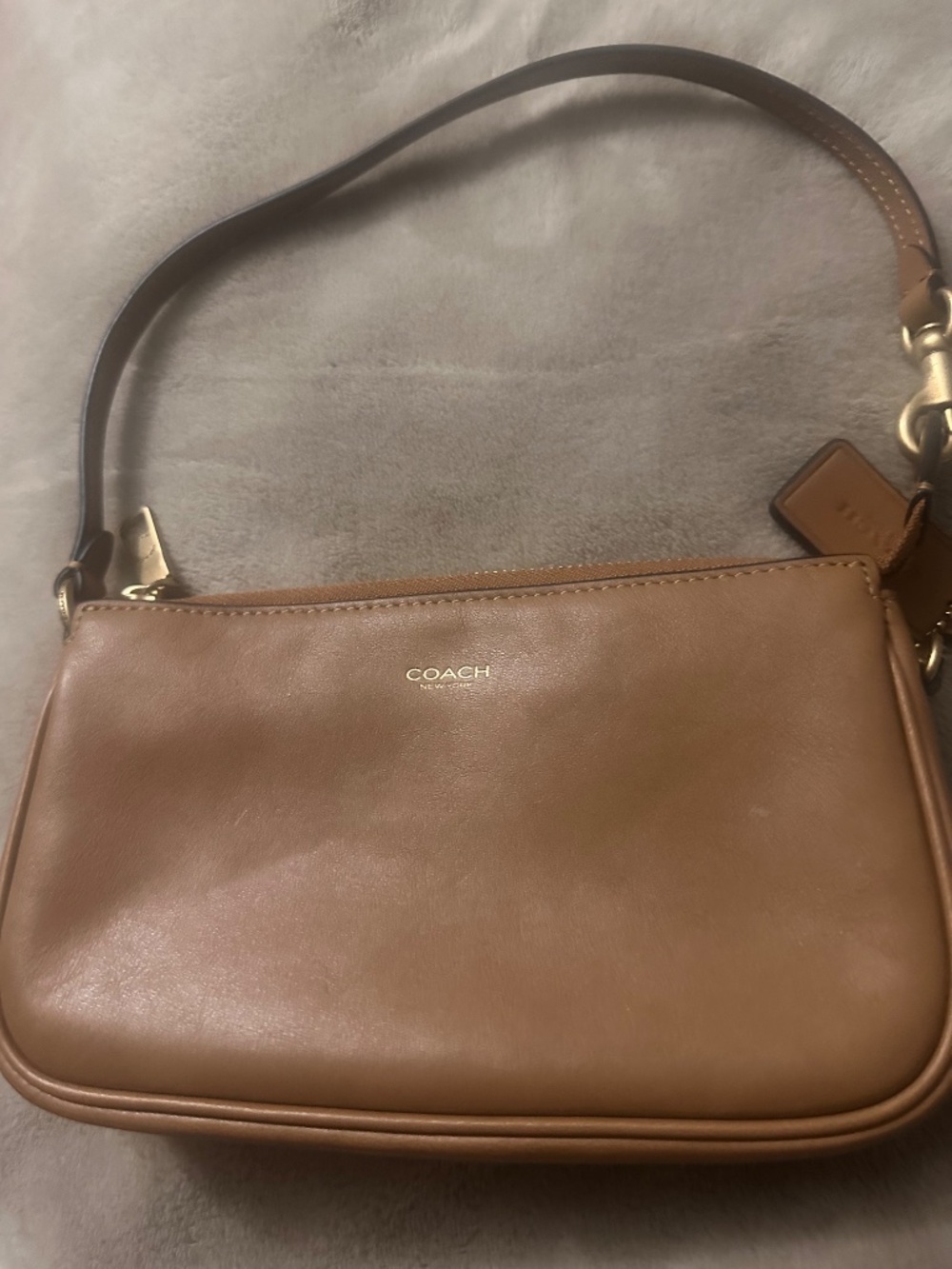 COACH Plaza Small Leather Slim Shoulder Bag - Picture 2 of 4